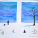 Watercolor winter scene - Cristina Vivi Iordache - Watercolor painting video