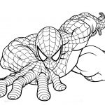 Spiderman far from home coloring sheet - Planse de colorat cu spiderman