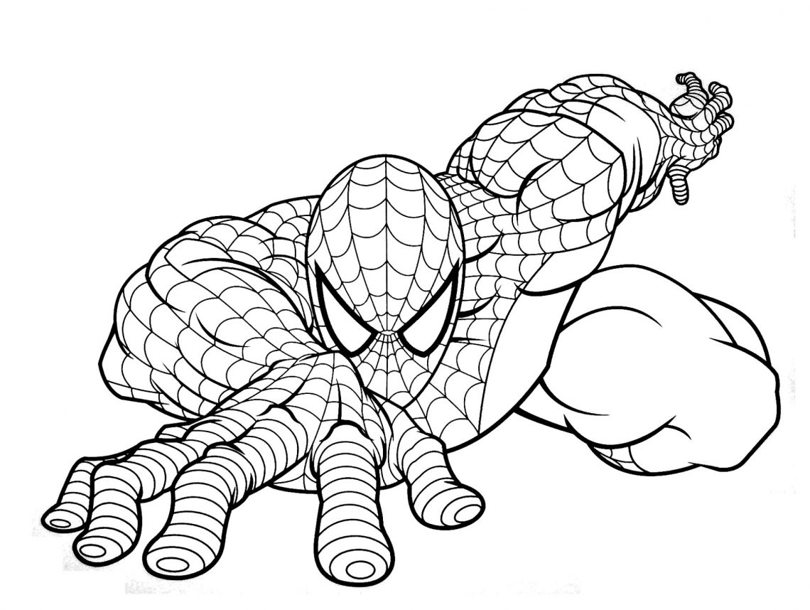 Spiderman coloring pages - planse de colorat cu Spiderman