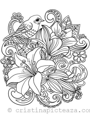 Flower Coloring Pages Coloring Sheets With Flowers