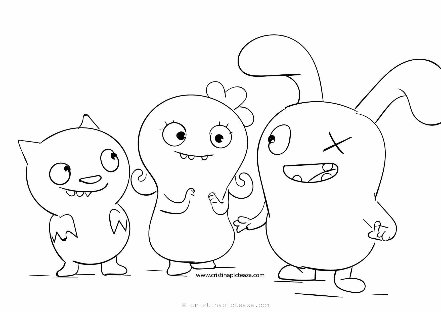 Ugly Dolls Coloring pages – Download Uglydolls for coloring