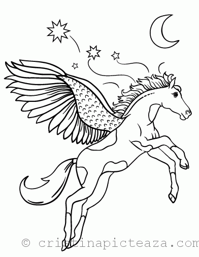 57 Horse Coloring Pages Unicorn  HD