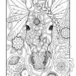 Unicorn coloring pages - Unicorn de colorat