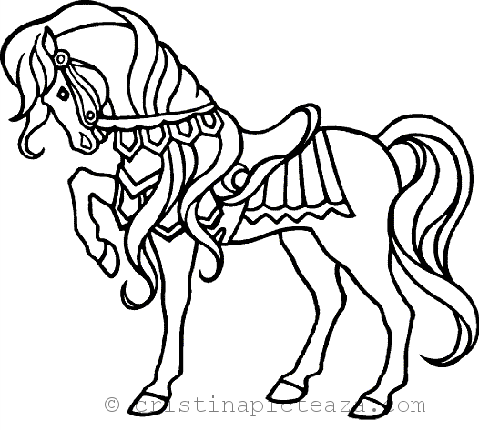 Horse Coloring Pages Drawing Sheets With Horses