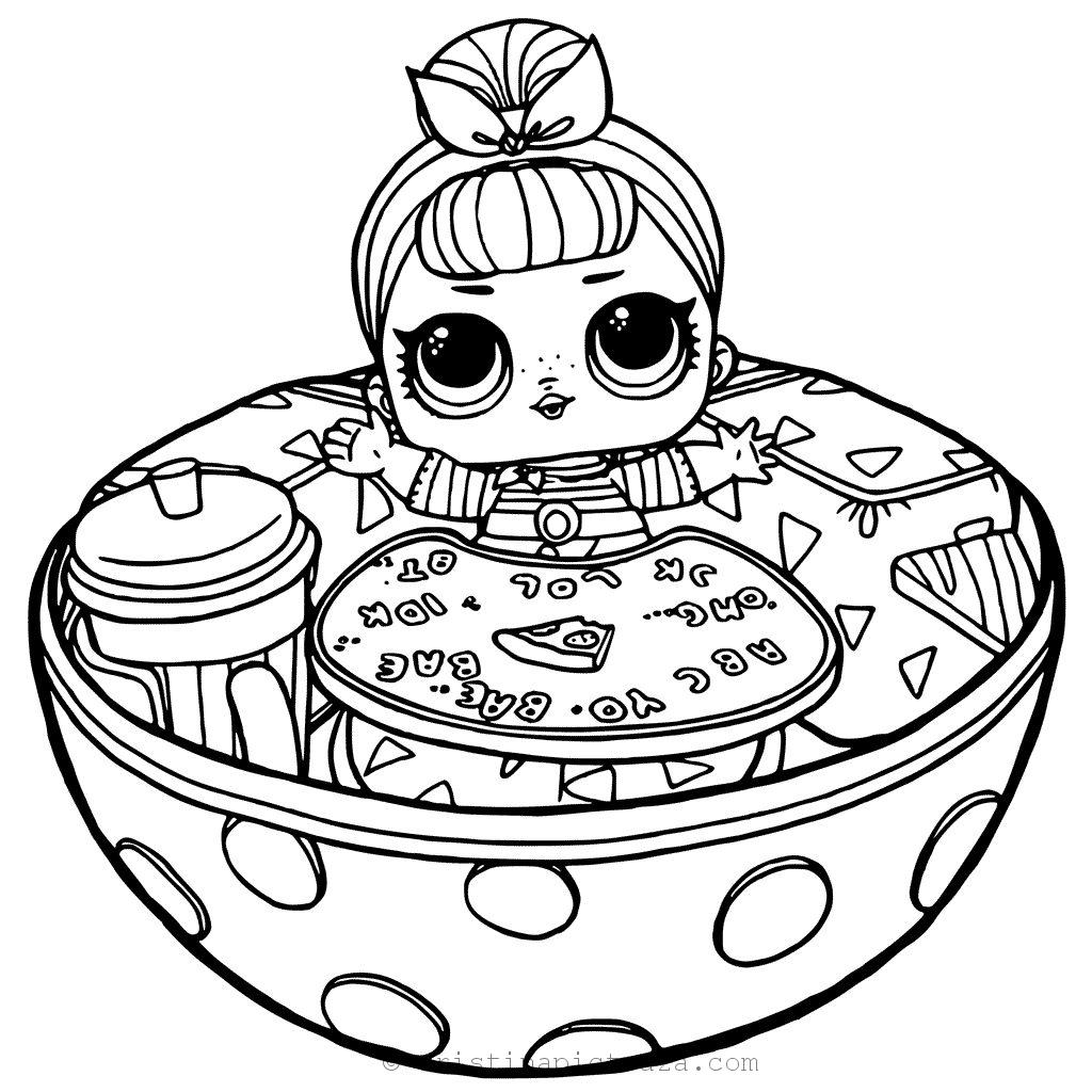 free lol doll coloring pages