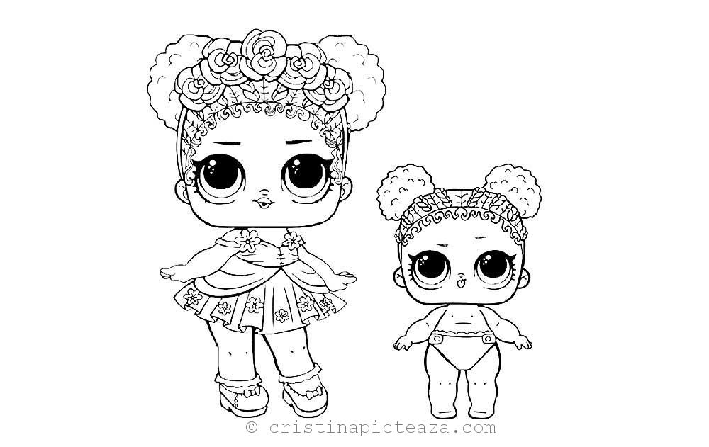 93 Lol Coloring Pages Lil Sisters , Free HD Download