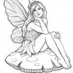 Fairy coloring pages planse de colorat cu zane