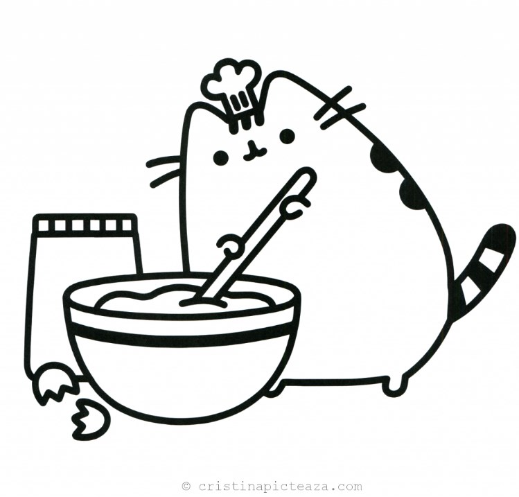 Pusheen Coloring Pages – Coloring sheets with Pusheen
