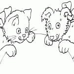 animals coloring pages - cat