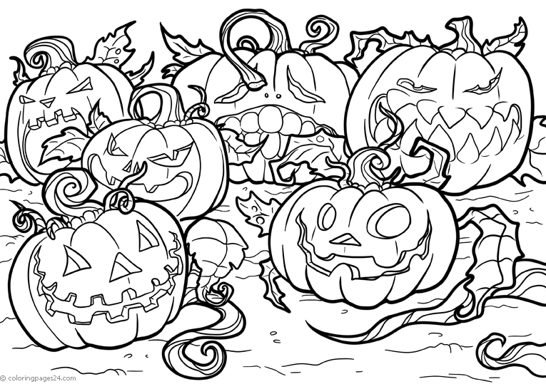 Halloween Coloring Pages And Sheets Cristina Is Painting