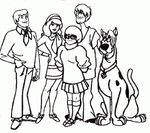 Scooby coloring pages